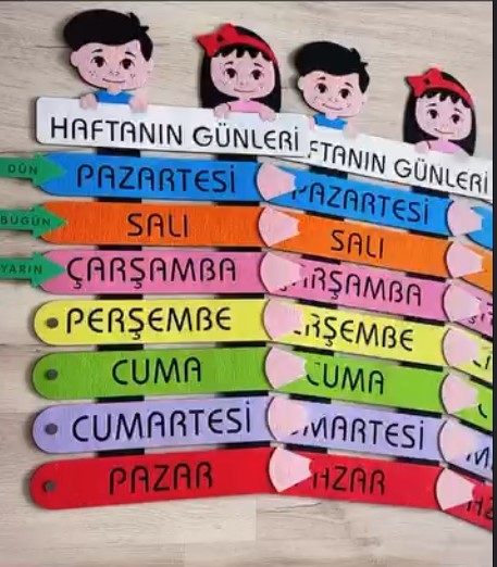 Haftanın Günleri Çocuklar