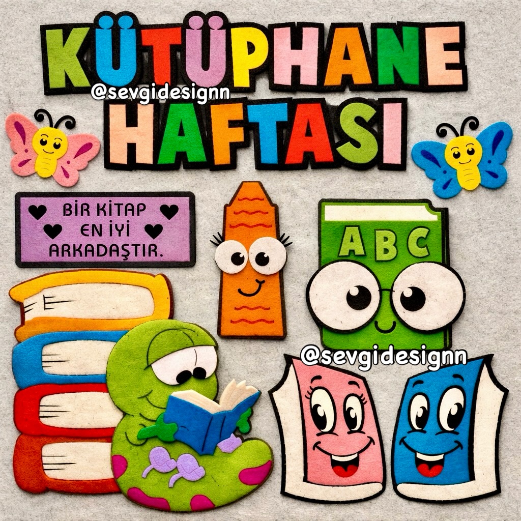 Kütüphane Haftası Panosu