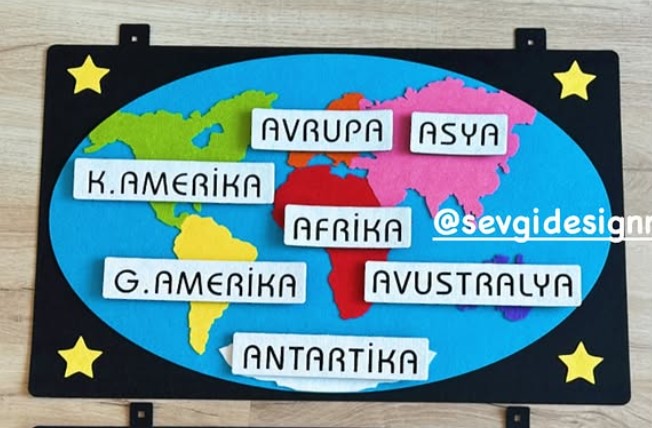Mıknatıslı Kıtalarımızı Öğreniyoruz