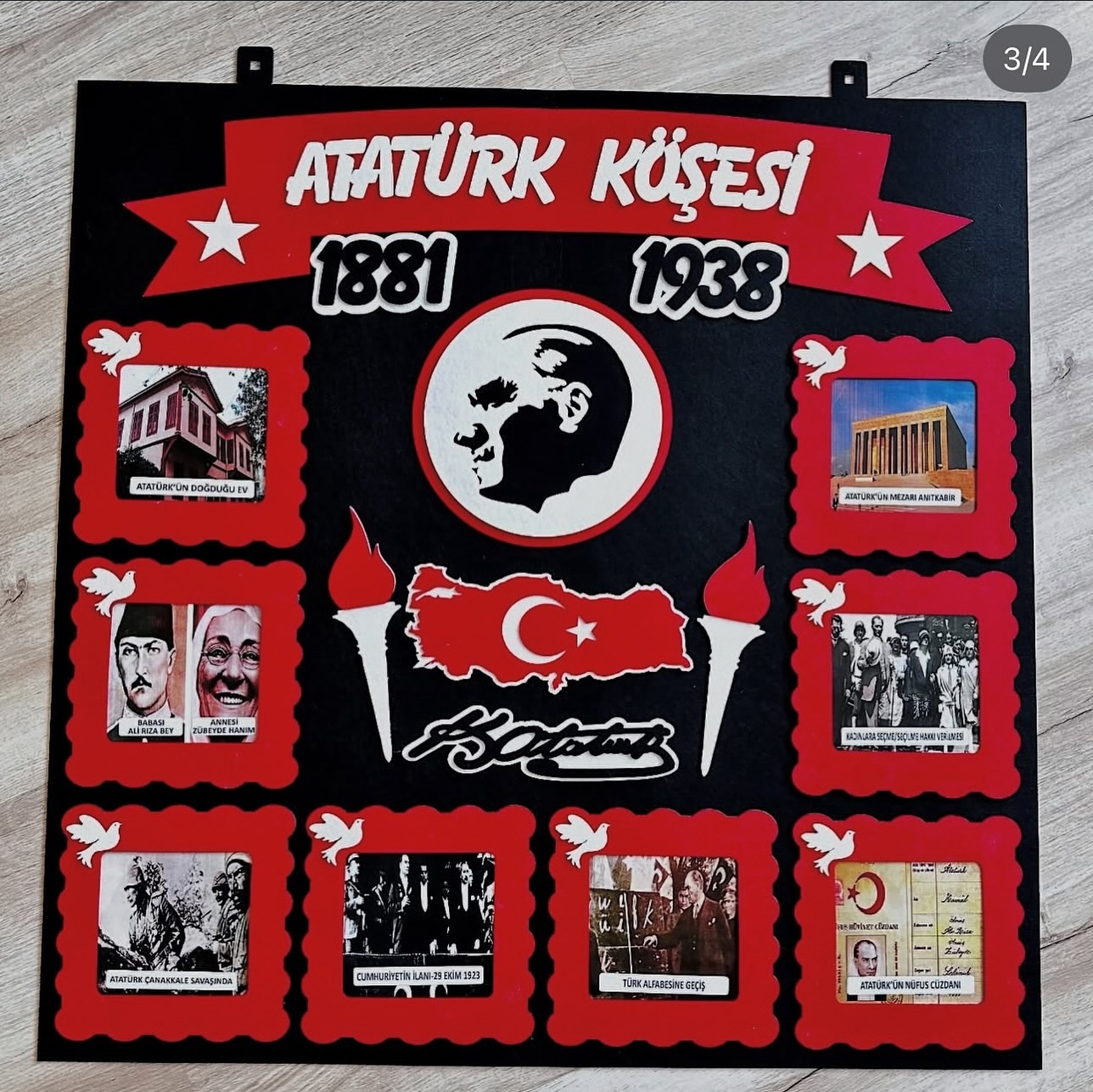 Renkli Atatürk Köşeleri