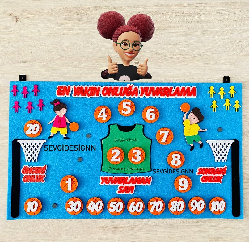 Sayıları Yuvarlama Basket